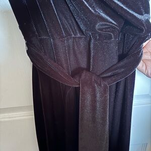 New York & Company Black Velvet Dress